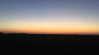 Sunset time lapse over Oklahoma