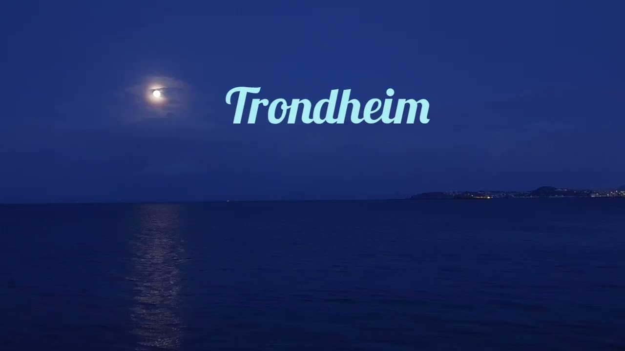 Train Oslo-Trondheim. And Trondheim. February 2023