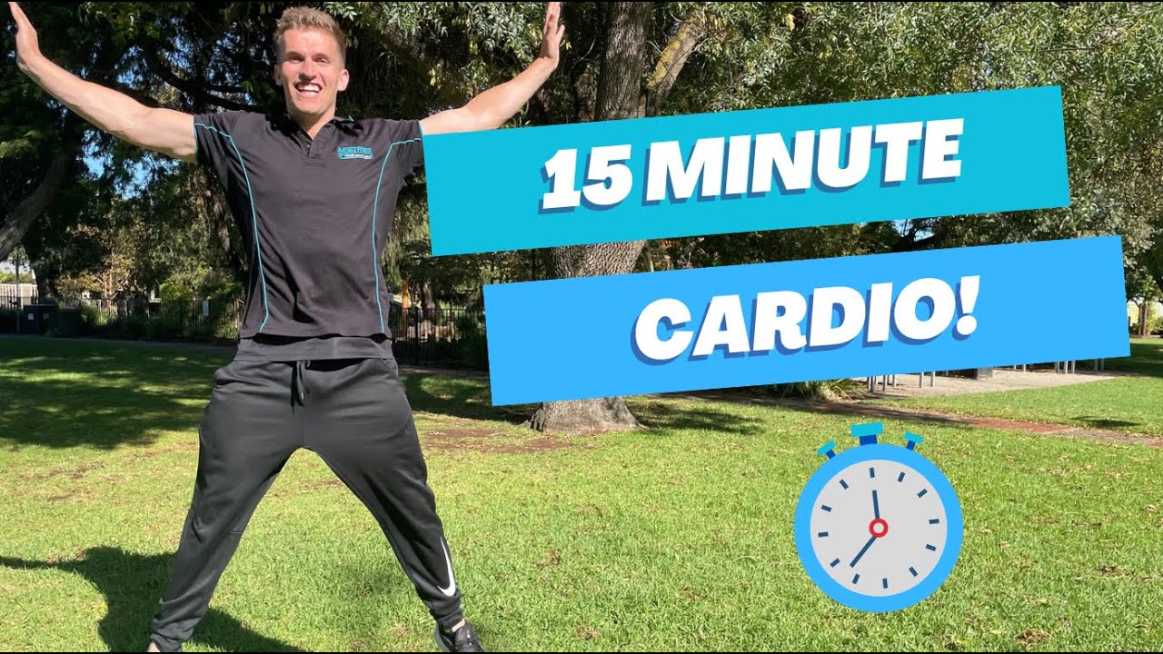 15 MINUTE CARDIO HOME WORKOUT!! - YouTube