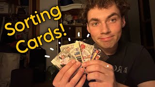 ASMR Sorting my baseball cards🧢⚾️ | Soft Spoken sorting screenshot 5