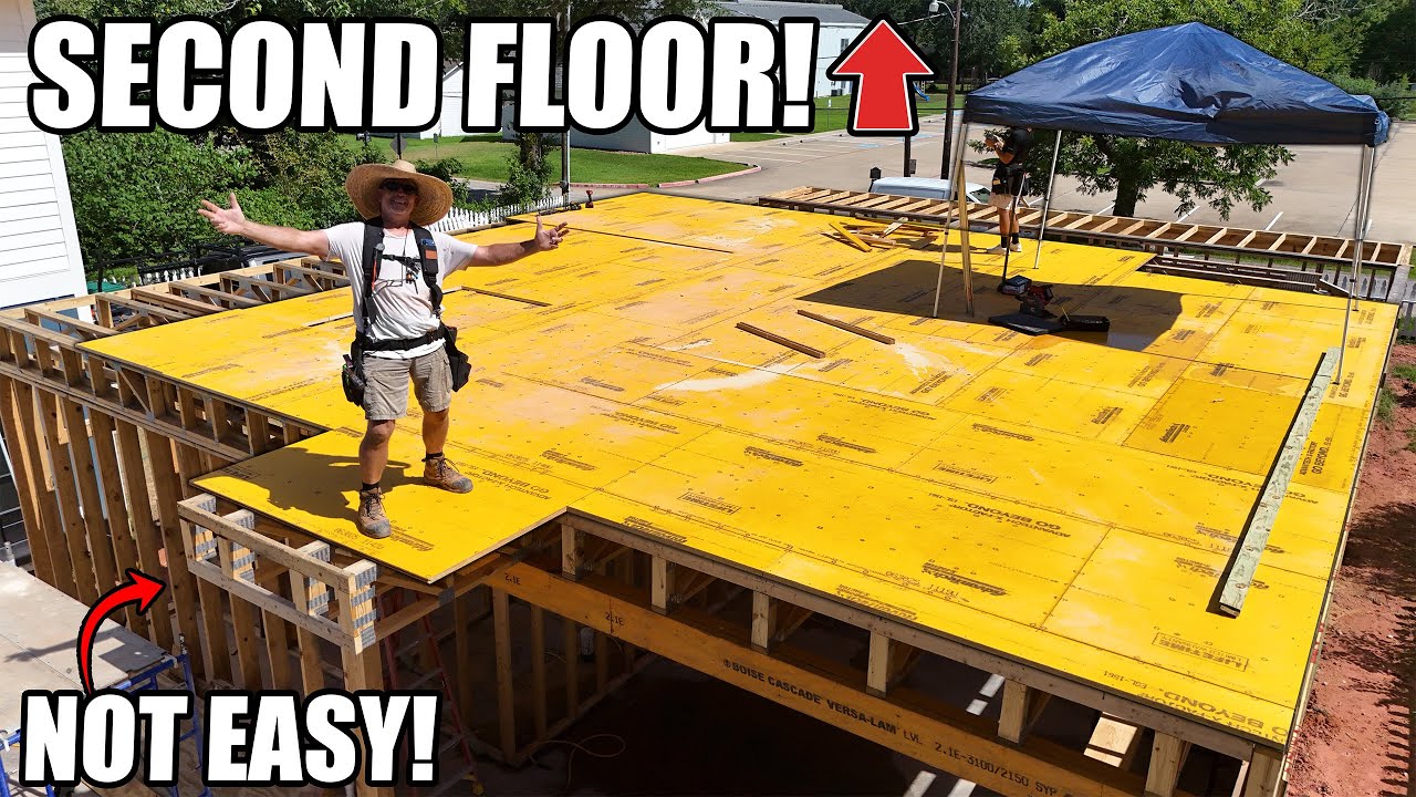 Our Subfloor HAS 3 ELEVATIONS and 2 DIRECTIONS.. but Why? - DIY Dream House Ep. 13