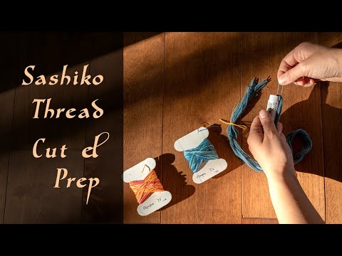 How to easily thread a needle for sashiko｜The loop technique