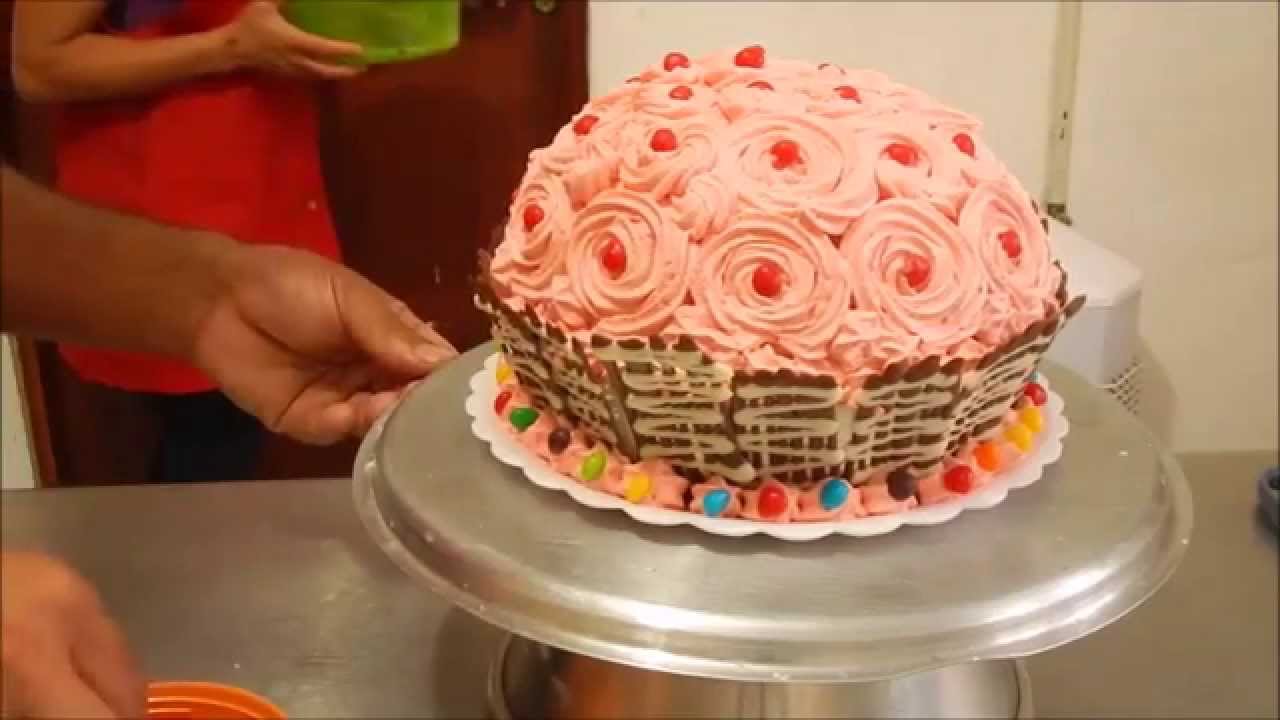 BOLO CUPCAKE GIGANTE - MONTE SUA CONFEITARIA