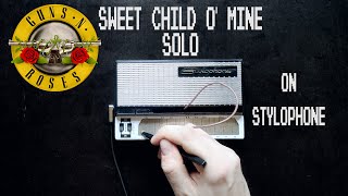 Guns N' Roses - Sweet Child O'Mine Solo (Stylophone cover) screenshot 3