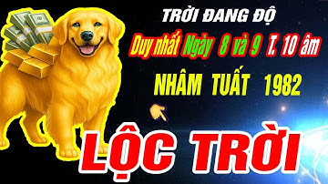 TRỜI THƯƠNG PHẬT ĐỘ đúng 2 ngày tới T.10 âm- Tuổi NHÂM TUẤT 1982 Lộc trời TRÚNG ĐỘC ĐẮC CỰC GIÀU