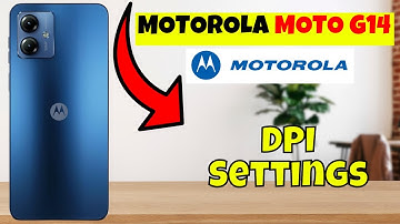 Motorola Moto G14 DPI Settings || How to use DPI settings || How to use DPI options