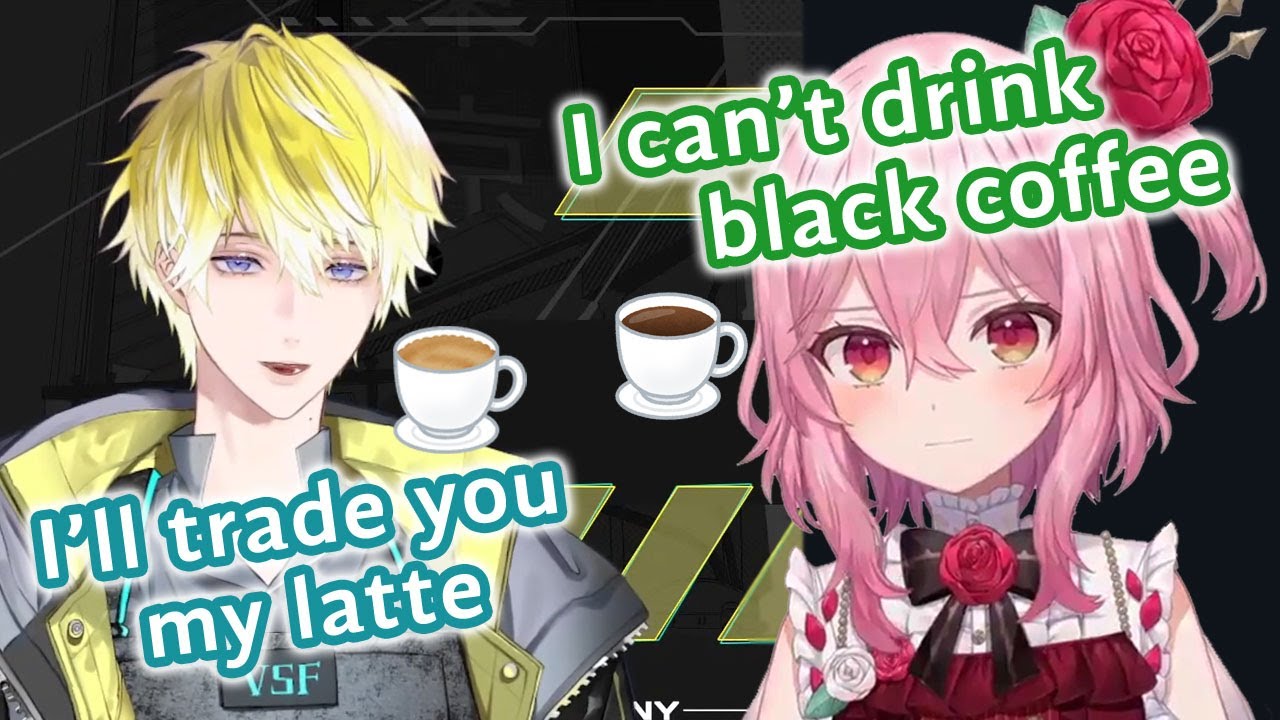 Rosemi swapped her coffee with Sonny 【NIJISANJI EN | Rosemi Lovelock, Sonny Brisko】