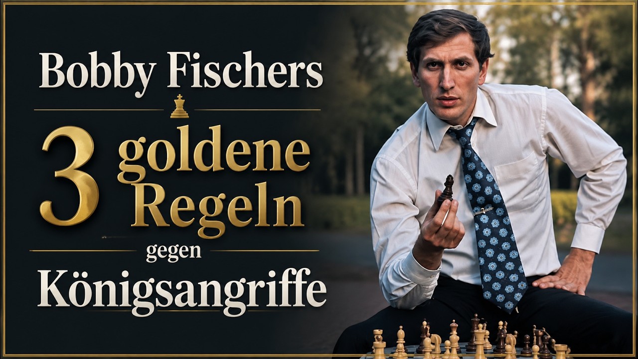 So stoppst du direkte Königsangriffe: Die 3 goldenen Regeln von Bobby Fischer