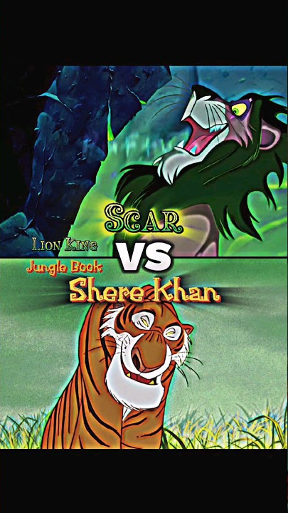 Scar Vs Shere Khan #meme #edit #disney #lionking #junglebook