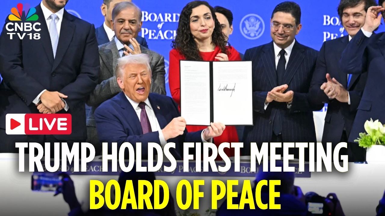 USA LIVE: Trump Hosts Inaugural ‘Board of Peace’ Meeting in Washington | US Attack on Iran | N18G