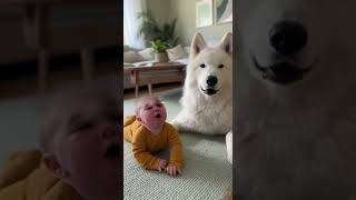 Crying Baby Howls Like A Wolf - Cutest Unexpected Moment Ever