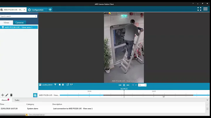 AXIS Camera Station – using SD cards for failover recording