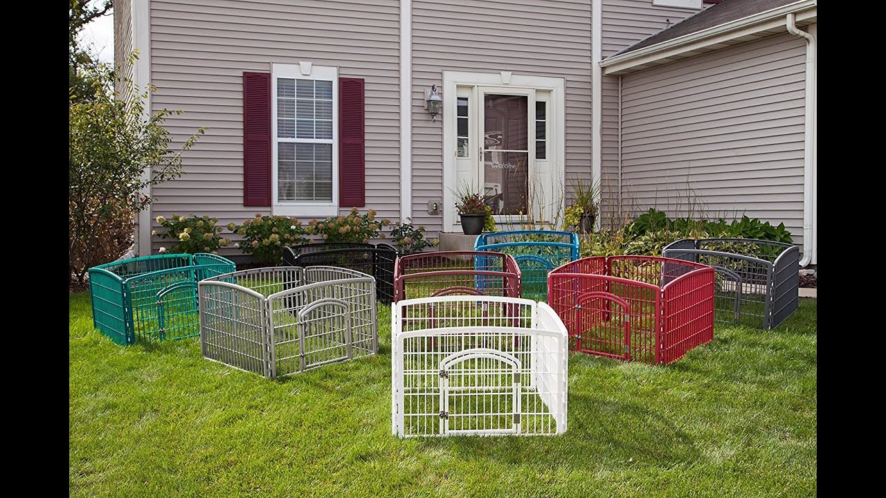 Review IRIS Plastic Puppy and Dog Pet Playpen YouTube
