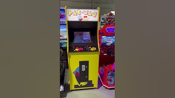 Yellow Pacman arcade game