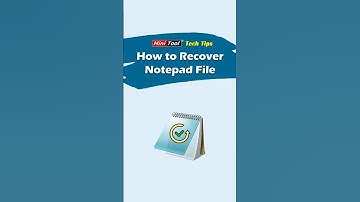 How to Recover Notepad File? Quick Tips Here #datarecovery #recoverdata #recoverdeletedfiles