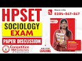 Hp set sociology coaching  hp set sociology exam paper discussion competitionguru hpset2024