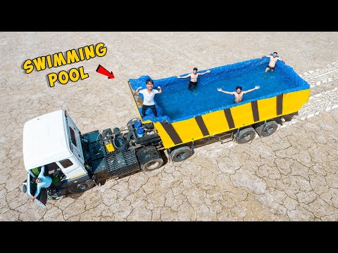 We Made Tunnel Swimming Pool - Super Amazing 