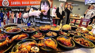 자카르타4탄)인도네시아의 김밥천국?!😲28인분만 시켰습니다..줄서서 먹는 삼발 바카르 먹방