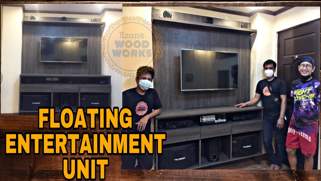 PAANO GUMAWA NG FLOATING ENTERTAINMENT UNIT/HOW TO BUILD FLOATING