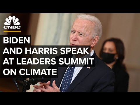 President Biden and VP Harris speak at the Leaders Summit on Climate  — 4/22/21