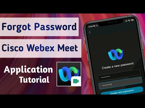 Cisco Webex Meeting App Forgot Password || Password kaise recover kare Cisco webex app ka