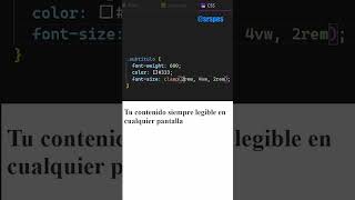 Cómo funciona la función clamp en CSS