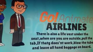 Goanimate Airlines Safety Video