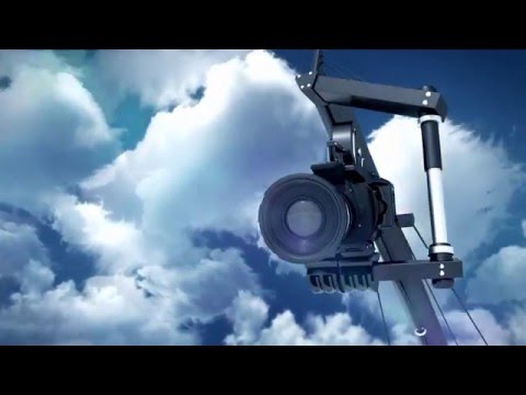 Crane Camera Videography Film Production v3 clouds logo reveal intro