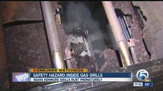 Safety hazard inside gas grills