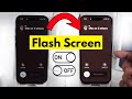 Turn ON/OFF Flash Screen On iPhone for Call &amp; Notifications in iOS 26.2