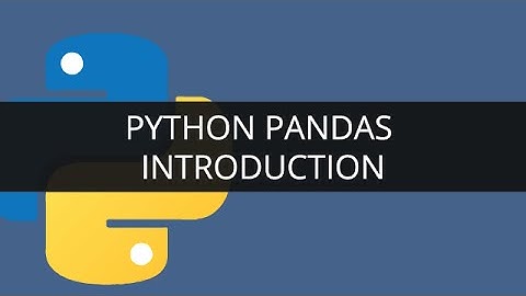 Introduction to Python Pandas | Edureka