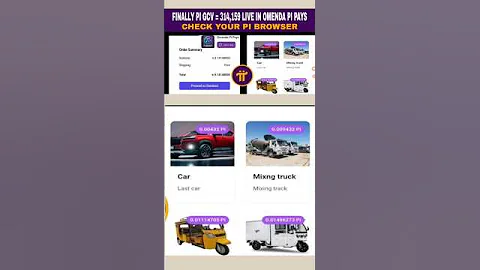 PI NETWORK: PI GCV = 314,159 LIVE In ‎OMENDA PI PAY Marketplace | Check‎ Your BROWSER