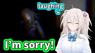 Botan apologises for having No Reaction to Jumpscares in Hololive ERROR [ENG Subbed Highlights]