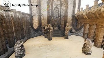 Unreal Engine 5 Tutorial | How To Setup Infinity Blade Temple Environment In UE 5 | Learn UE5