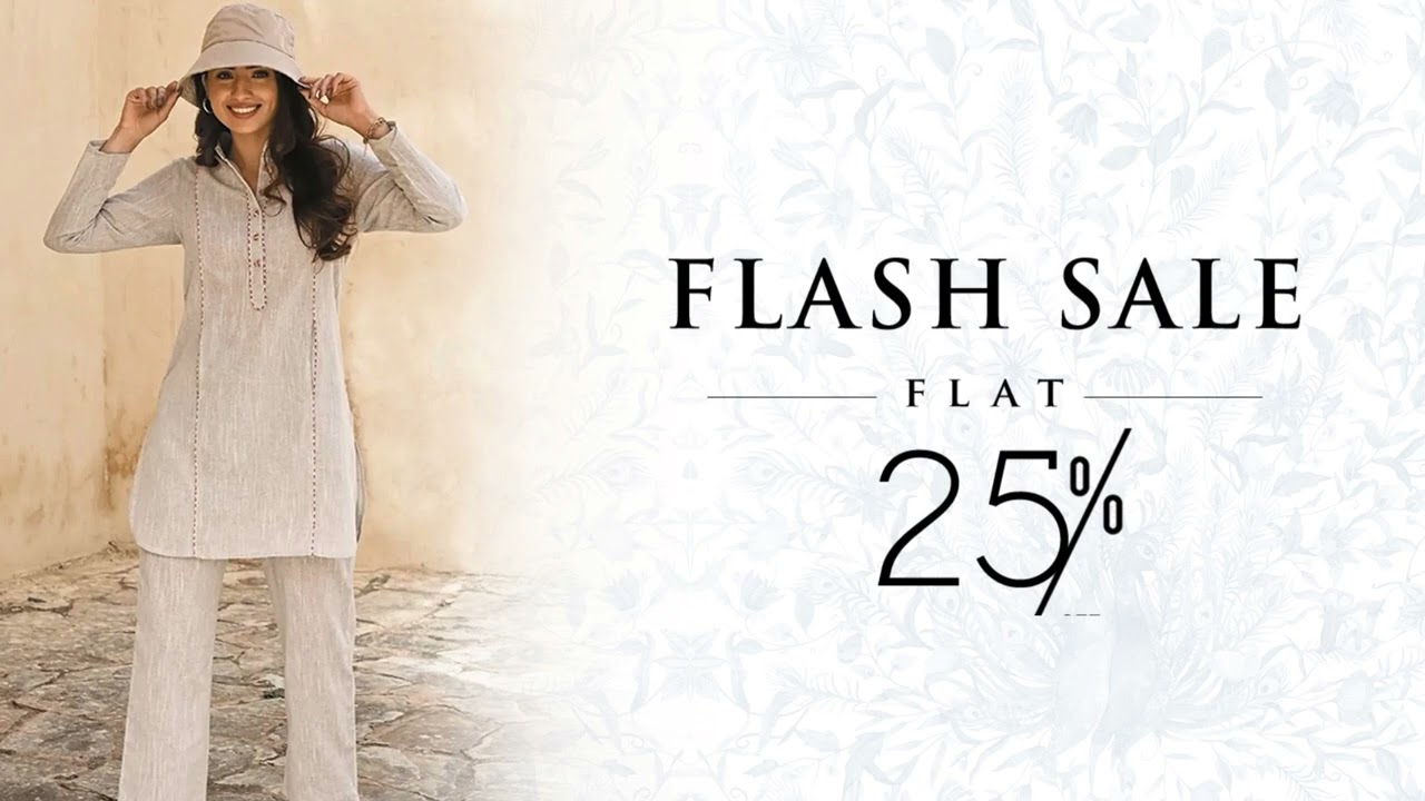 Sale Alert! Flat 25% Off brought you by the enticing FLASH SALE  | The Loom