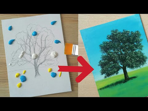 Video: Ağaçlar Yağ Ile Nasıl Boyanır?