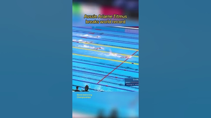 Ariarne Titmus wins gold at world swimming championships, breaks world record