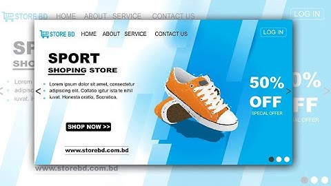 Illustrator Tutorial । Landing Page Design