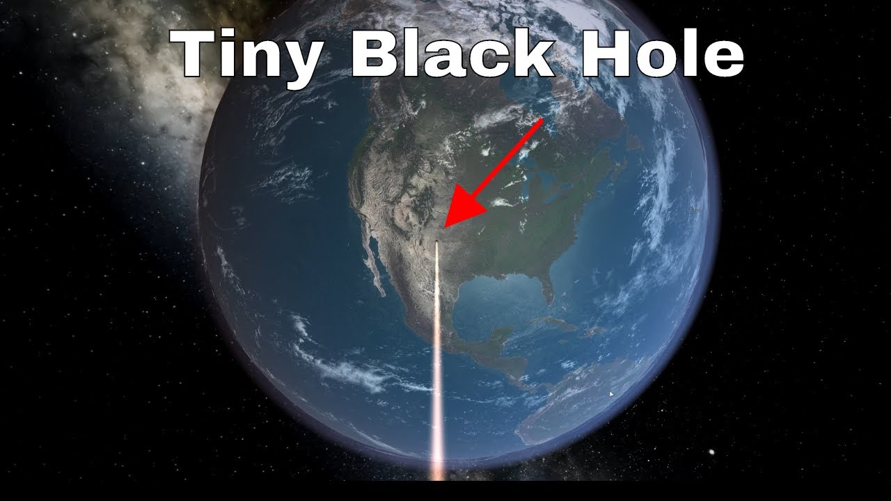 What if Someone (i.e Thanos) Dropped a Tiny Black Hole on Earth?