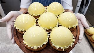 생활의 달인의 초콜릿 감자 케이크, 예쁜 케이크 만들기, Amazing handmade cake! Chocolate Potato Cake, Korean street food
