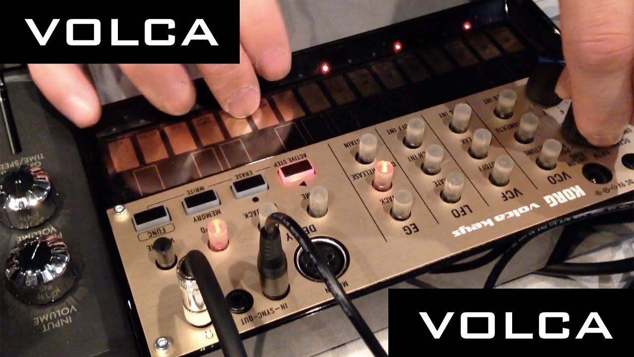 日本初披露】KORG volca beats, volca bass, volca keys【速報】 - YouTube
