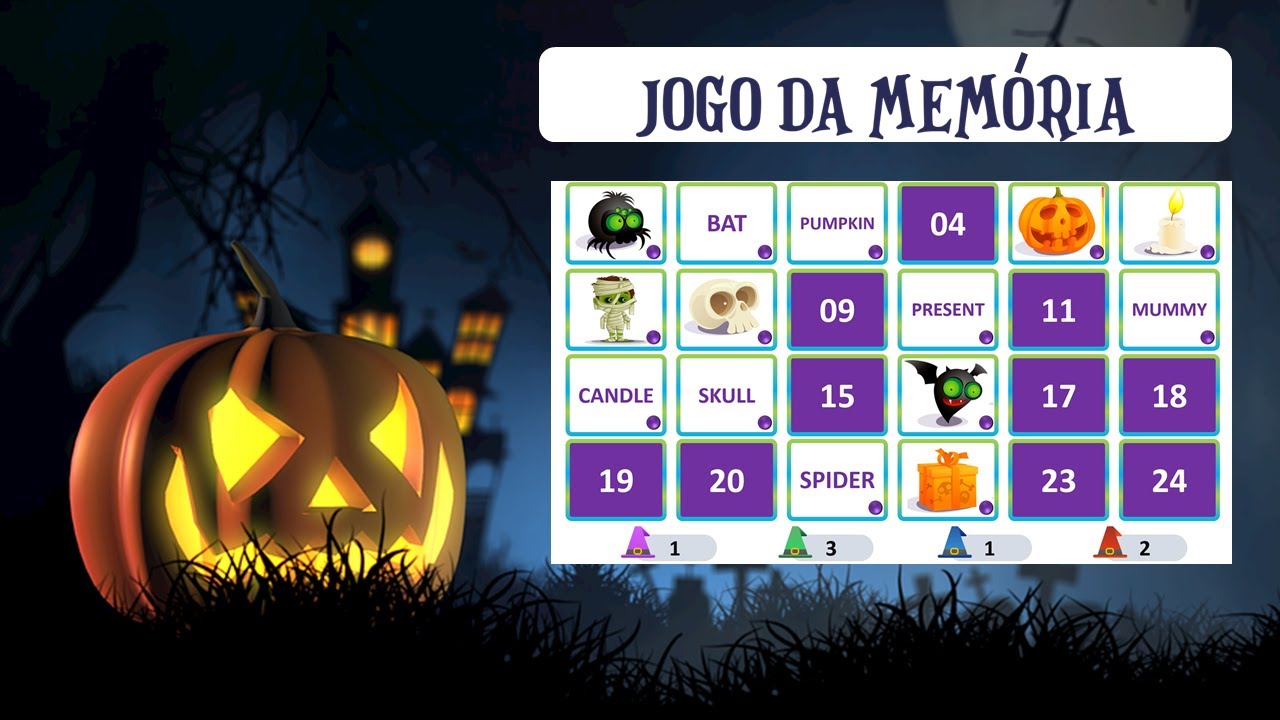 Jogo da Memória Halloween – PDF – MultiEstímulos