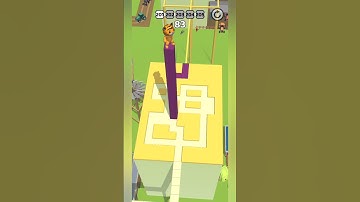 Stacky Dash - Gameplay Walkthrough Level 201  #walkthrough #stackydash #shorts