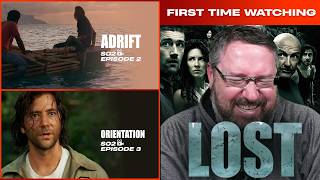LOST S2E2 & E3 | First Time Watching | Adrift & Orientation