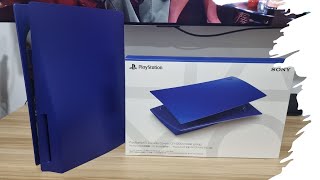 Unboxing | PS5 Metallic Blue Console Cover | Deep Earth Collection