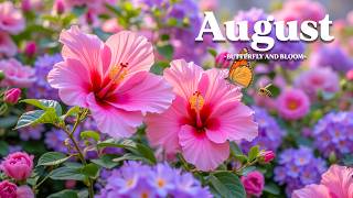 August Splendor 8K 🦋 Dancing Butterflies & Endless Flower Meadows  🍂 A Peaceful Nature Escape screenshot 5