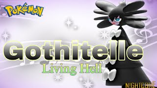 Pokemon Gothitelle (Living Hell) Male Nightcore Music with Lyrics