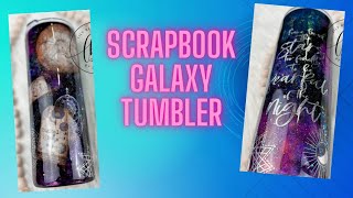 Scrapbook Galaxy Tumbler