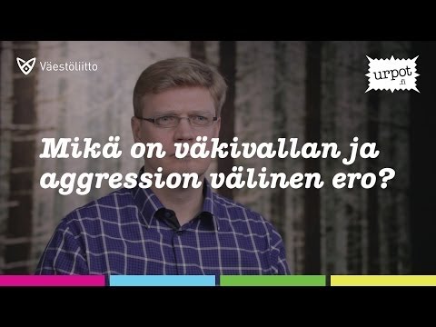 Video: Mikä On Suullinen Aggressio