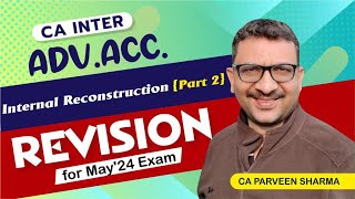 Advanced Accounting | Revision Video | Internal Reconstruction | Part 02